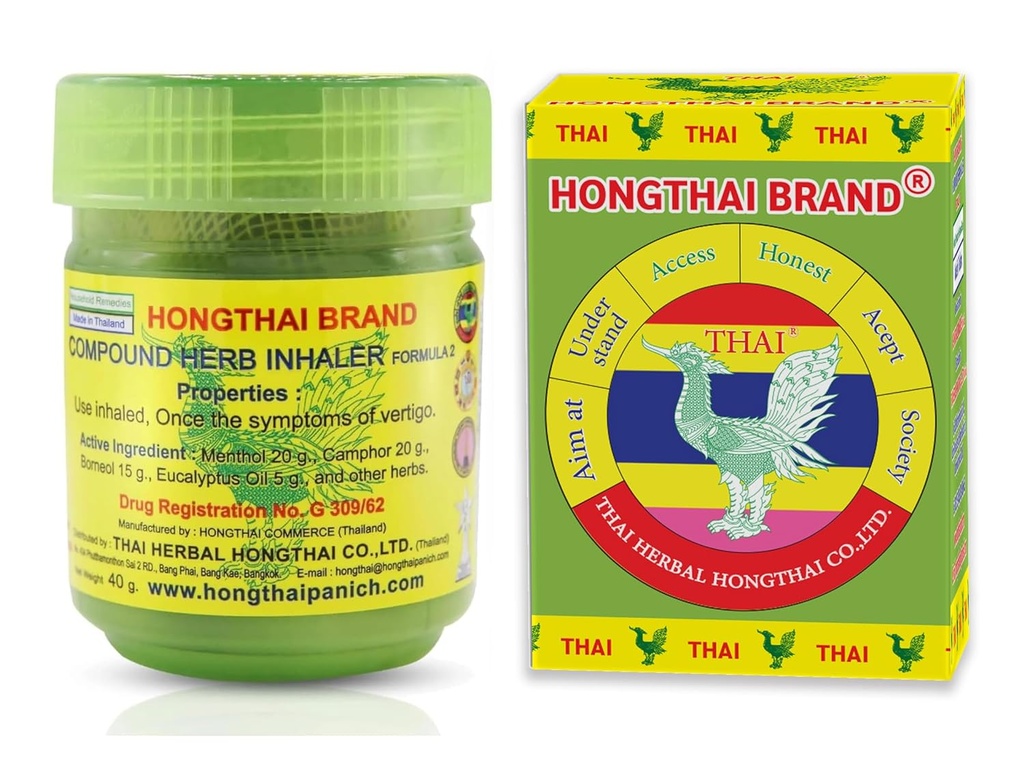 Hong Thai Traditional Thai Herbal Inhaler (10g)