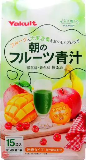 [JP029] Yakult Morning Fruit Green Juice (7gx15)