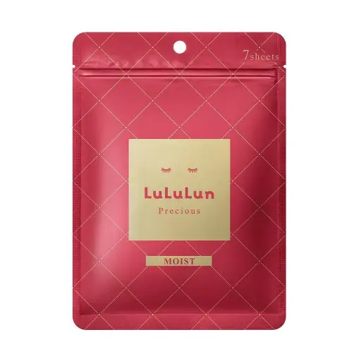 [JP039] Lululun Precious Red Moisturizing Face Mask 7 Sheets (107ml)